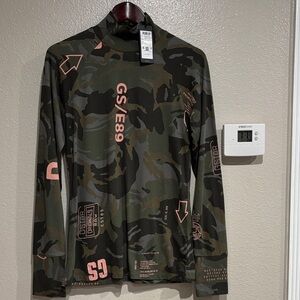 Camouflage Long Sleeve Top